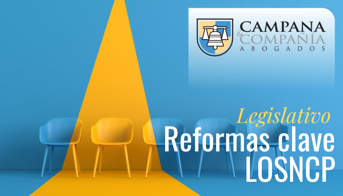 Portada Reformas clave LOSNCP por la LOIP