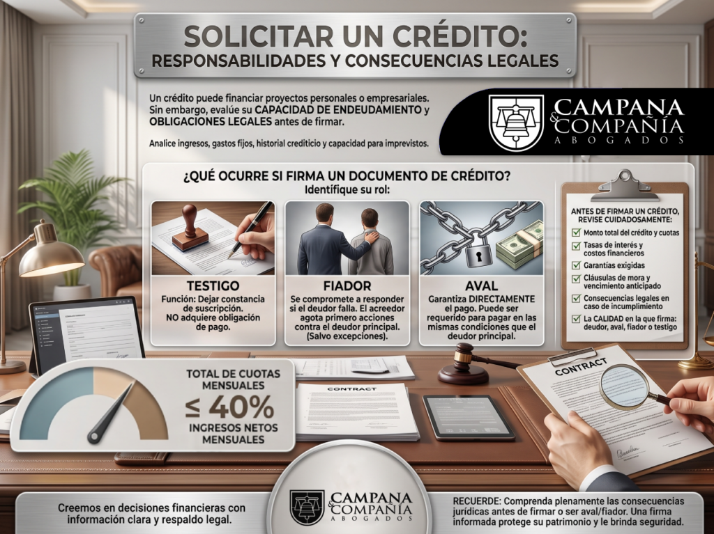 Credito Deuda infografia | Campana Abogados
